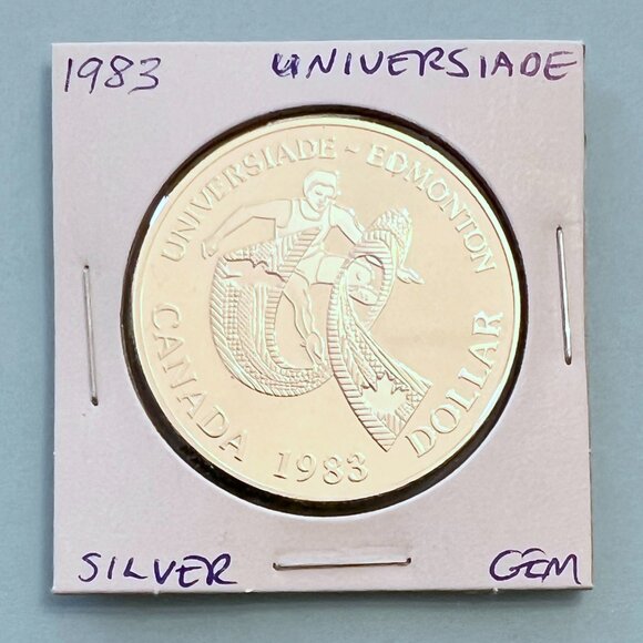 Canada Silver 1982, 1983 & 1985 0.500 Fineness Dollar Coins! - Picture 5 of 16